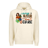 Tofu Camp Hair Don't Care Premium Hoodie - BundleAndBundleShop