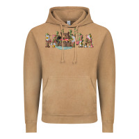 Vintage Camel mama with bear and daisy Vintage Hoodie - RanaPortraitStore