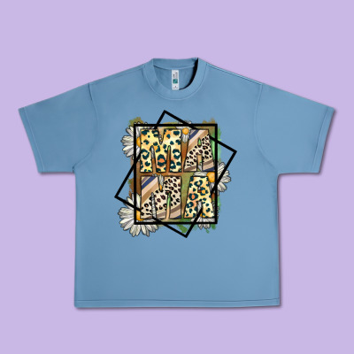 Mama Leopard Urban Heavy Tee Designed By Cowhidedigitalart
