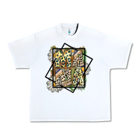White mama leopard Urban Heavy Tee - CowhideDigitalArt