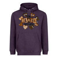 Plum i am black history Heavyweight Hoodie - MaliasSmallBusiness