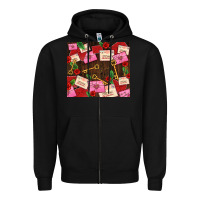 Black love letters tumbler Zipper Hoodie - AdoDesignShop