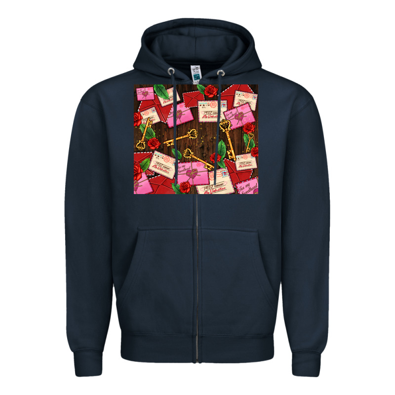 Love Letters Tumbler Zipper Hoodie by AdoDesignShop | Teevron