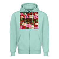Seafoam love letters tumbler Zipper Hoodie - AdoDesignShop