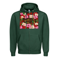 Sports Green love letters tumbler Zipper Hoodie - AdoDesignShop