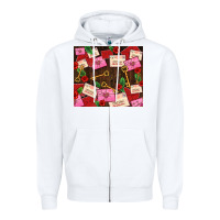 White love letters tumbler Zipper Hoodie - AdoDesignShop