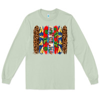 Matcha dominican republic brushstrokes Long Sleeve Tee - AdoDesignShop