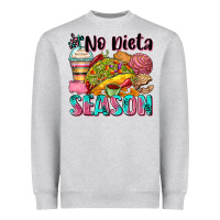 Heather Grey no dieta season Heavyweight Sweatshirt - Zillion Design Studio
