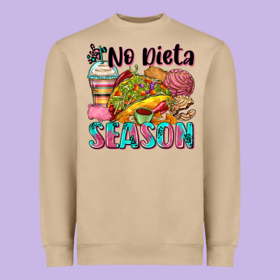 No Dieta Season Heavyweight Sweatshirt Designed By Zillion Design Studio