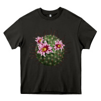 Asphalt arizona fishhook cactus Heavy Core Tee - LillyAllenDesigns