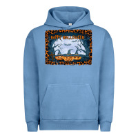 Pigment Pebble Blue Happy Halloween Urban Hoodie - Bettercallsaul