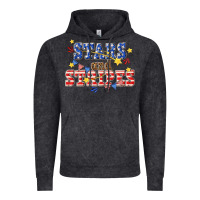 Vintage Black stars and striper billie wilder Vintage Hoodie - texasbilliewilder