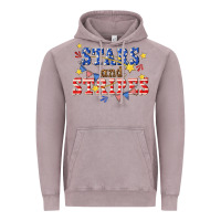 Vintage Zinc stars and striper billie wilder Vintage Hoodie - texasbilliewilder