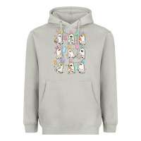 Moon Dust bunny ghost Heavyweight Hoodie - MaliasSmallBusiness