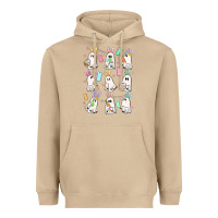 Mushroom bunny ghost Heavyweight Hoodie - MaliasSmallBusiness