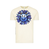 Vintage Arctic blueberry milkshake cow sunflower Vintage Tee - RanaPortraitStore