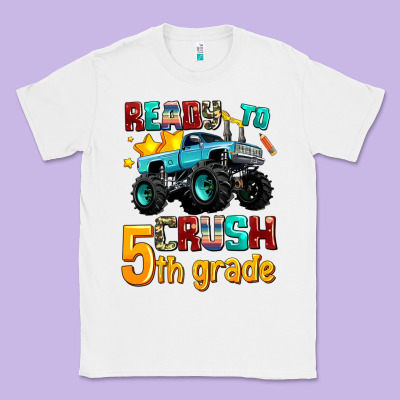Ready To School Crush 5th Grade Classic Tee Designed By Adodesignshop