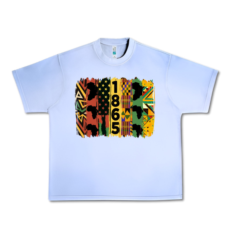 Juneteenth 1865 Brush Stroke Urban Heavy Tee by HRA Design Shop | Teevron