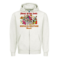 Oatmeal Heather proud of my roots Zipper Hoodie - BundleAndBundleShop