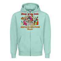 Seafoam proud of my roots Zipper Hoodie - BundleAndBundleShop