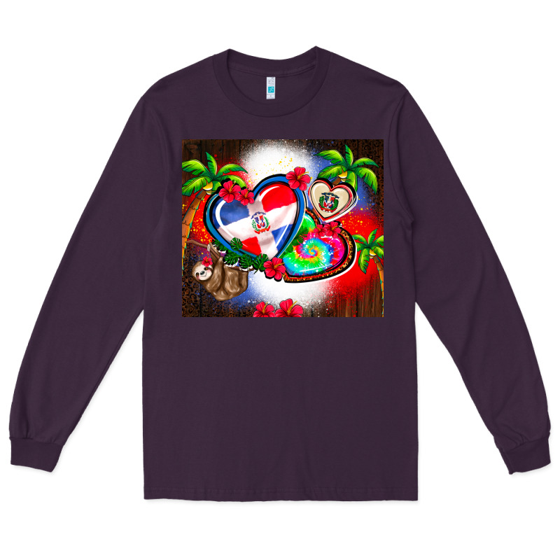 Dominican Republic  Leopard Long Sleeve Tee by AdoDesignShop | Teevron