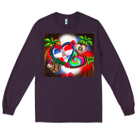 Plum dominican republic  leopard Long Sleeve Tee - AdoDesignShop