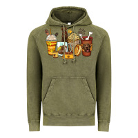 Vintage Olive labrador retriever coffee cups Vintage Hoodie - Zillion Design Studio