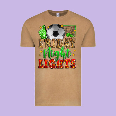 Friday Night Lights Soccer Vintage Tee Designed By Zillion Design Studio