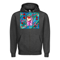 Charcoal Heather sugar with love Zipper Hoodie - AdoDesignShop