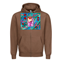 Chestnut sugar with love Zipper Hoodie - AdoDesignShop