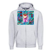 Heather Grey sugar with love Zipper Hoodie - AdoDesignShop