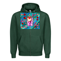 Sports Green sugar with love Zipper Hoodie - AdoDesignShop