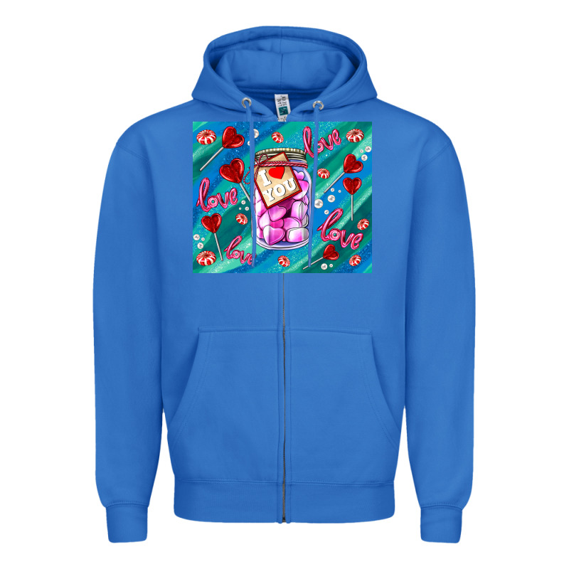 Sugar With Love Zipper Hoodie by AdoDesignShop | Teevron