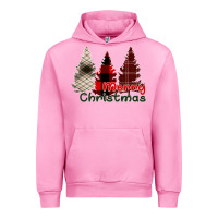 Fuchsia Pink Merry Christmas Urban Hoodie - Bettercallsaul
