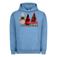 Pigment Pebble Blue Merry Christmas Urban Hoodie - Bettercallsaul
