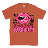 Copper breast cancer warrior lips Classic Tee - JahusDesignShop