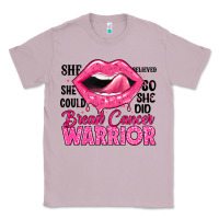 Lilac breast cancer warrior lips Classic Tee - JahusDesignShop