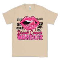 Mushroom breast cancer warrior lips Classic Tee - JahusDesignShop