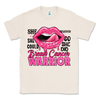 Natural breast cancer warrior lips Classic Tee - JahusDesignShop
