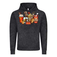 Vintage Black labradoodle coffee cups Vintage Hoodie - Zillion Design Studio
