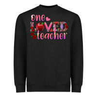 Black one loved teacher Heavyweight Sweatshirt - RanaPortraitStore
