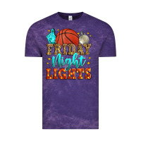 Cloud Purple friday night lights basketball Vintage Tee - Zillion Design Studio