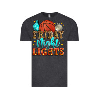 Vintage Black friday night lights basketball Vintage Tee - Zillion Design Studio