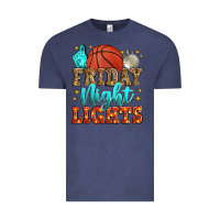 Vintage Denim friday night lights basketball Vintage Tee - Zillion Design Studio