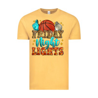 Vintage Mustard friday night lights basketball Vintage Tee - Zillion Design Studio