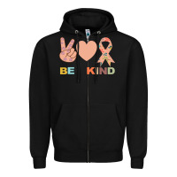 Black Be Kind Zipper Hoodie - Bettercallsaul