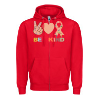 Be Kind Zipper Hoodie | Teevron