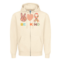 Sandshell Be Kind Zipper Hoodie - Bettercallsaul