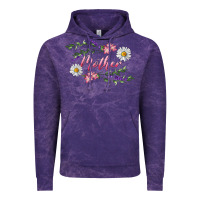 Cloud Purple floral mother Vintage Hoodie - RanaPortraitStore