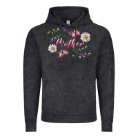 Vintage Black floral mother Vintage Hoodie - RanaPortraitStore